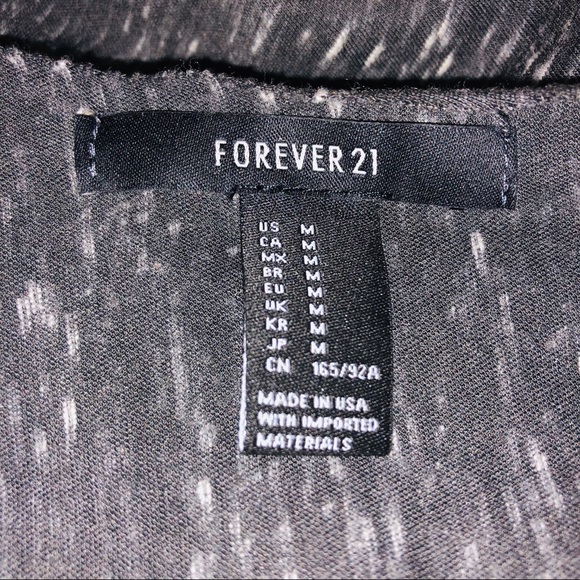 Forever 21 Gray Open Back T-Shirt Dress - Picture 4 of 4